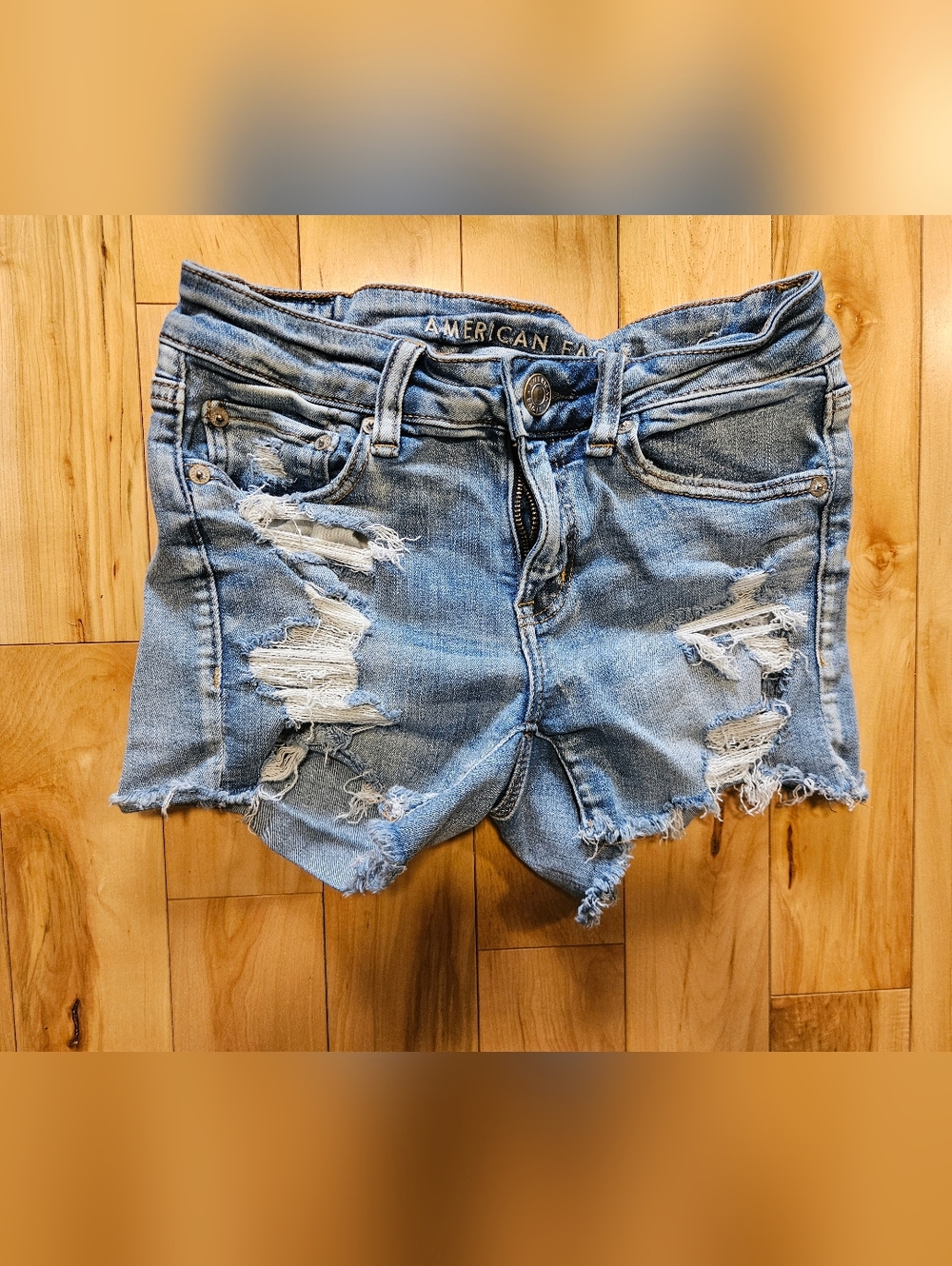 3 Pairs! American EAGLE & AEROPOSTALE SHORTS 0/2 - Picture 2 of 11